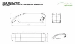E-Bike Vision - EBV Batterie De Cadre Compatible Bosch Active (Plus) / Performance (CX) 36 V -Promos Vélo Électrique Magasin 540 3840x2160