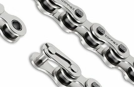 Connex - Chaîne 1E8 - Pour Moyeu à Vitesses Intégrées - 124, 130, 132 Ou 136 Maillons 3 Connex - Chaîne 1E8 - Pour Moyeu à Vitesses Intégrées - 124, 130, 132 Ou 136 Maillons