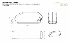 E-Bike Vision - EBV Batterie De Cadre Compatible Bosch Active (Plus) / Performance (CX) 36 V -Promos Vélo Électrique Magasin e bike vision batterie de cadre compatible bosch active performance 2 3840x2160