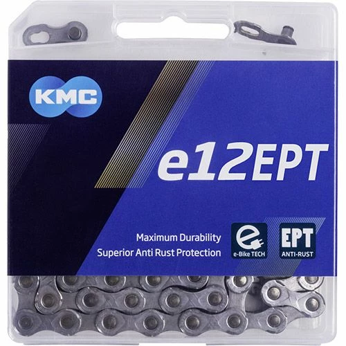 KMC - E12 EPT - Chaîne Compatible 12 Vitesses - 130 Maillons 3 KMC - E12 EPT - Chaîne Compatible 12 Vitesses - 130 Maillons