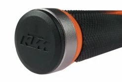 KTM - Poignées Lock-on Freeride Orange/noir -Promos Vélo Électrique Magasin ktm poignees lock on freeride orange noir capuchon de protection 3840x2160