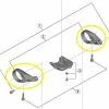 Shimano - Colliers De Fixation (gauche/droite) Pour écran SC-E6100 2 Shimano - Colliers De Fixation (gauche/droite) Pour écran SC-E6100 -Promos Vélo Électrique Magasin shimano colliers fixation ecran sc6100 3840x2160