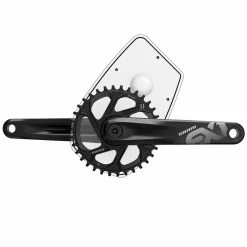 Flyer Sram - Paire De Manivelles EX1 ISIS Noir -Promos Vélo Électrique Magasin sram e e bike crank set ex1 isisis black example 2 3840x2160